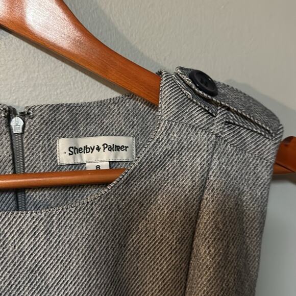 Womens Size 8 Shelby & Palmer Blue Dress 100% polyester  Great condition - Picture 2 of 5